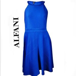 NEW Alfani Cobalt Sea Blue Cocktail Dress